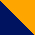Navy Orange Check