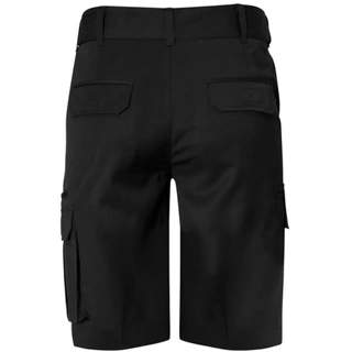 WORKWEAR, SAFETY & CORPORATE CLOTHING SPECIALISTS Mens Detroit Short Stout-Black-102S