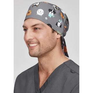 WORKWEAR, SAFETY & CORPORATE CLOTHING SPECIALISTS Printed Unisex Scrub Cap