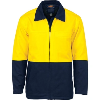WORKWEAR, SAFETY & CORPORATE CLOTHING SPECIALISTS HiVis Two Tone Protect or Drill Jacket