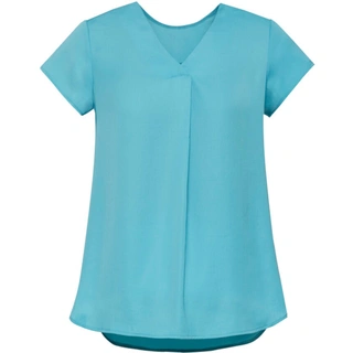 WORKWEAR, SAFETY & CORPORATE CLOTHING SPECIALISTS - Boulevard - Kayla V-Neck Pleat Blouse
