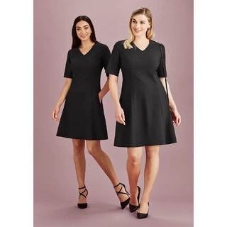 WORKWEAR, SAFETY & CORPORATE CLOTHING SPECIALISTS Siena - Womens Extended Short Sleeve Dress