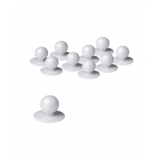 WORKWEAR, SAFETY & CORPORATE CLOTHING SPECIALISTS - JB's CHEF'S BUTTON - (10 BAGS OF 10)