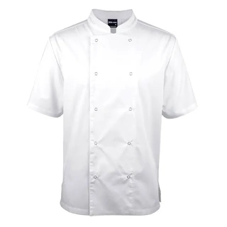 WORKWEAR, SAFETY & CORPORATE CLOTHING SPECIALISTS JB's S/S SNAP BUTTON CHEFS JACKET