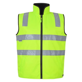 WORKWEAR, SAFETY & CORPORATE CLOTHING SPECIALISTS JB's HI VIS 4602.1 (D+N) REVERSIBLE VEST