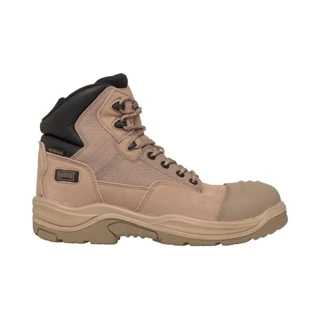 WORKWEAR, SAFETY & CORPORATE CLOTHING SPECIALISTS TRADEMASTER LITE SZ CT WP WORK BOOT - STONE