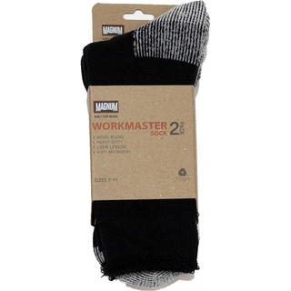 WORKWEAR, SAFETY & CORPORATE CLOTHING SPECIALISTS - Workmaster Wool Blend 2 Pack Socks
