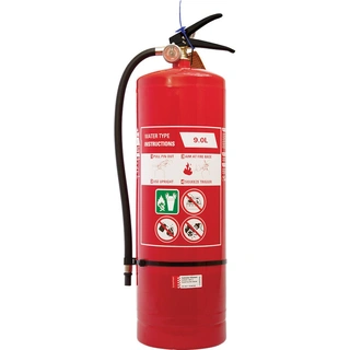 WORKWEAR, SAFETY & CORPORATE CLOTHING SPECIALISTS 9.0L Air Water Extinguisher c/w Wall Bracket