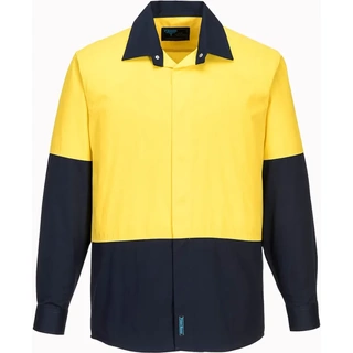 WORKWEAR, SAFETY & CORPORATE CLOTHING SPECIALISTS - Food Industry Lightweight Cotton Long Sleeve Shirt (Old FDL150)