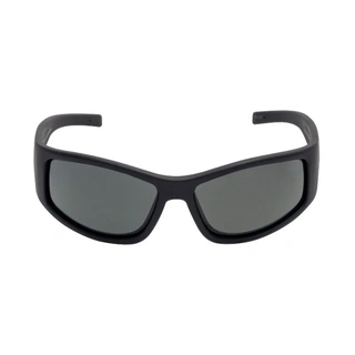 WORKWEAR, SAFETY & CORPORATE CLOTHING SPECIALISTS FLEX RSPU5507 MBL.SM - Matt Black Frame, Smoke Polarized Lens - Unbreakable Safety Polarised