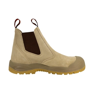 WORKWEAR, SAFETY & CORPORATE CLOTHING SPECIALISTS - Red Collection - Gusset Boot - Sand Suede